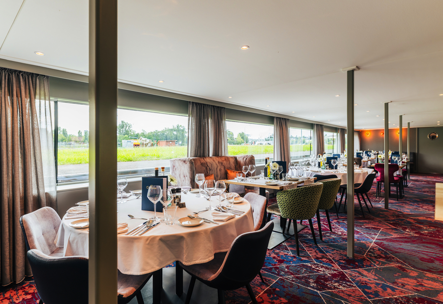 Das Restaurant an Bord von MS ARKONA
