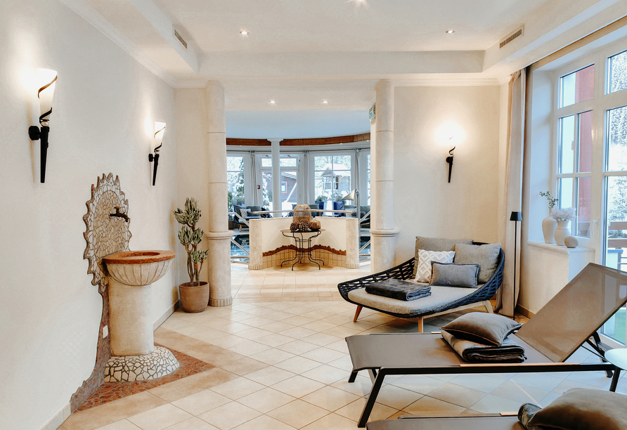 Ruhebereich des Hotels 