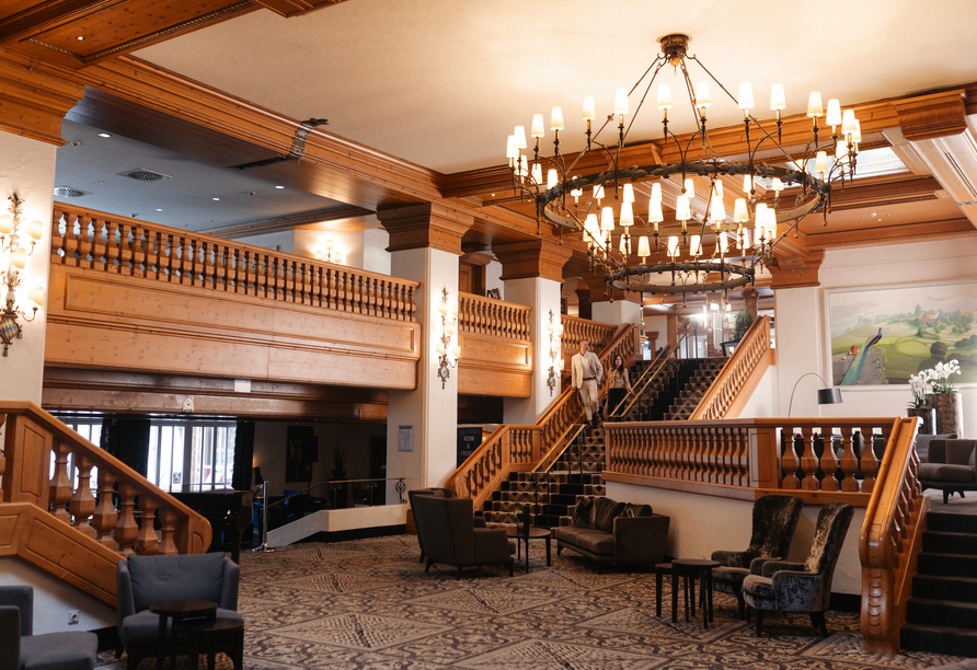 Das MAXIMILIAN Grand Hotel ist gemütlich eingerichtet.