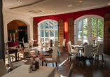 Das Restaurant des DAS LUDWIG Sports Resorts bietet Gerichte für jeden Geschmack.