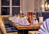 Lassen Sie sich im Restaurant des Hotels Linderhof kulinarisch verwöhnen.