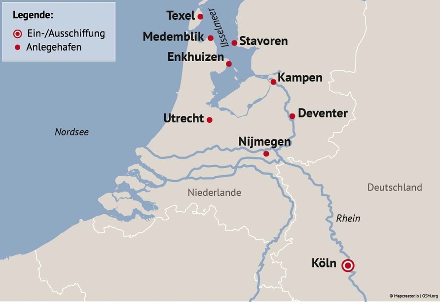 Ihre Reiseroute 2027