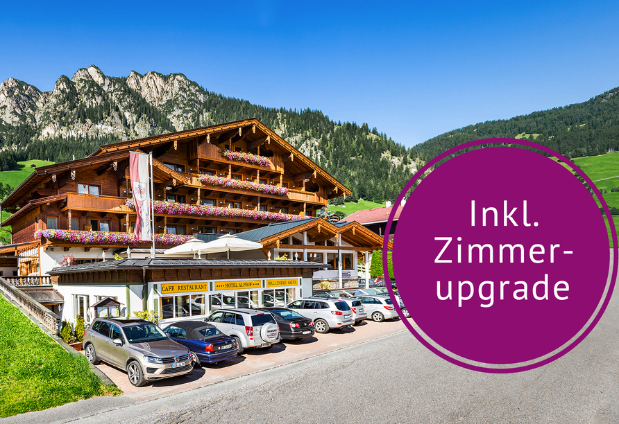 Herzlich willkommen im schönen Hotel Alphof in Alpbach, Tirol.