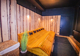 Entspannen Sie im Wellnessbereich mit Sauna.