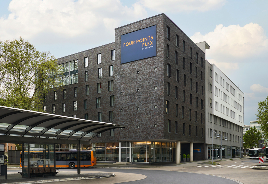 Außenansicht vom Four Points Flex by Sheraton Koblenz