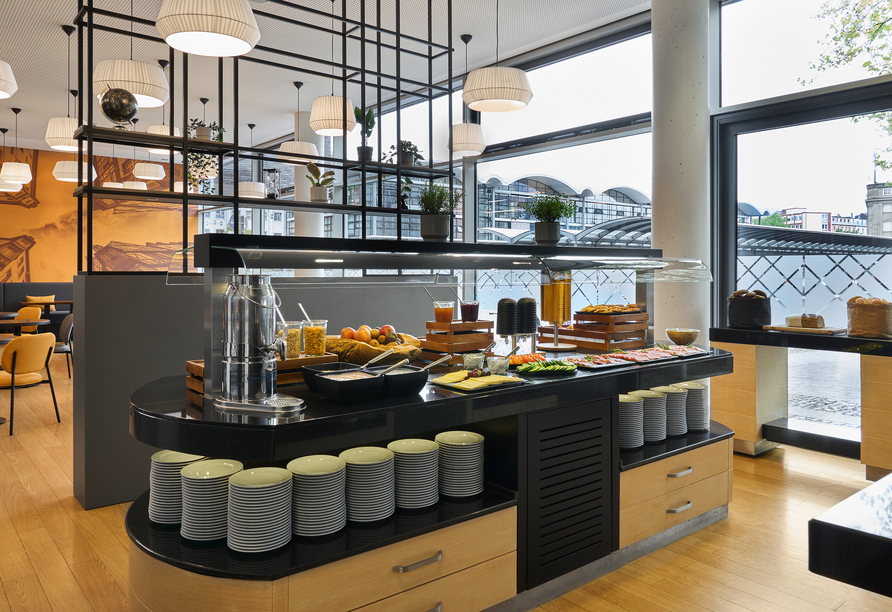 Frühstücksbuffet im Four Points Flex by Sheraton Koblenz