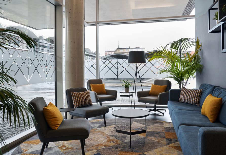 Lounge im Four Points Flex by Sheraton Koblenz