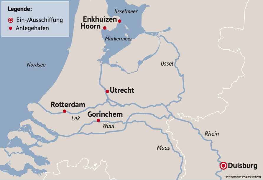 Ihre Reiseroute