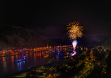 Freuen Sie sich auf dieses spektakuläre Event: Rhein in Flammen® im Mittelrheintal.