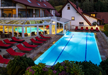 Außenpool vom Naturparkhotel Adler St. Roman 