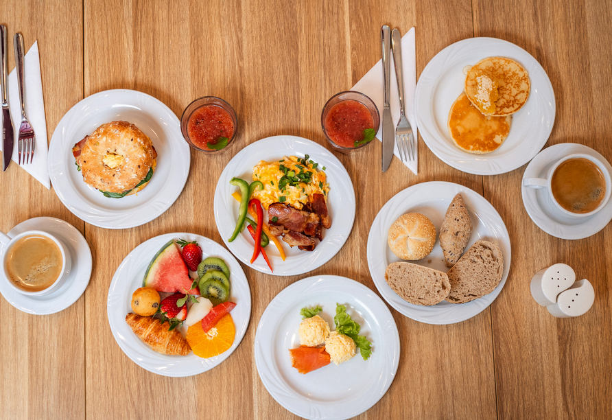 Freuen Sie sich auf ein leckeres Frühstück.
