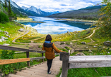 Freuen Sie sich auf zahlreiche Nationalparks während Ihrer Reise, darunter auch der Jasper National Park.