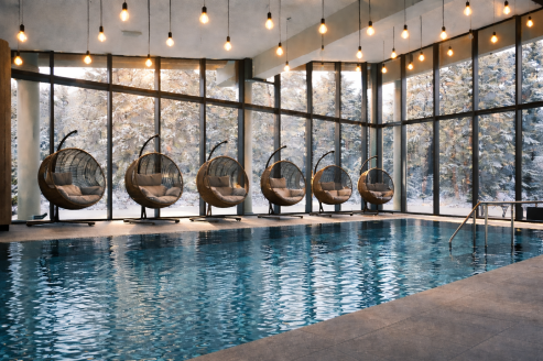 Erholung im hoteleigenen Hallenbad