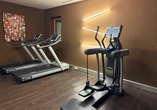 Der Fitnessbereich bietet ideale Bedingungen für Ihr Training
