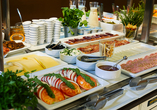 Freuen Sie sich auf abwechslungsreiche Genussmomente am Buffet.