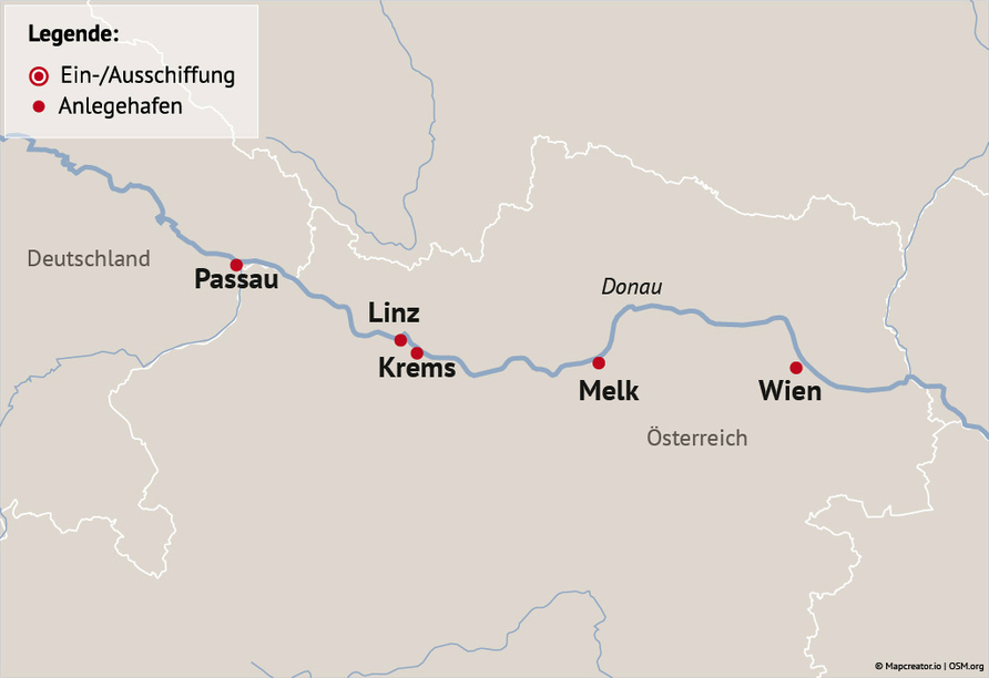 Ihre Reiseroute