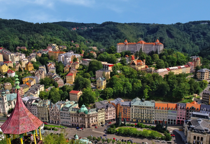 Entdecken Sie das charmante Karlovy Vary mit seiner besonderen Atmosphäre.