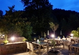 Die Terrasse vom Hotel Kurparkblick