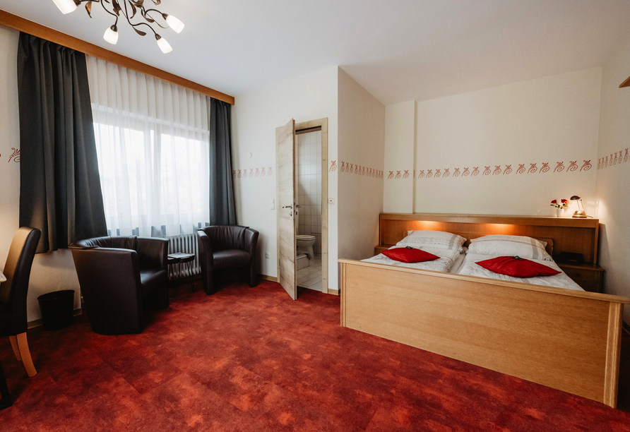 Beispiel eines Doppelzimmer Standard vom Landhotel Neuhof