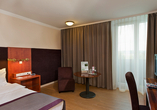 Beispiel eines Einzelzimmers Standard im Wyndham Garden Kassel