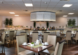 Das Frühstücksbuffet im Wyndham Garden Kassel