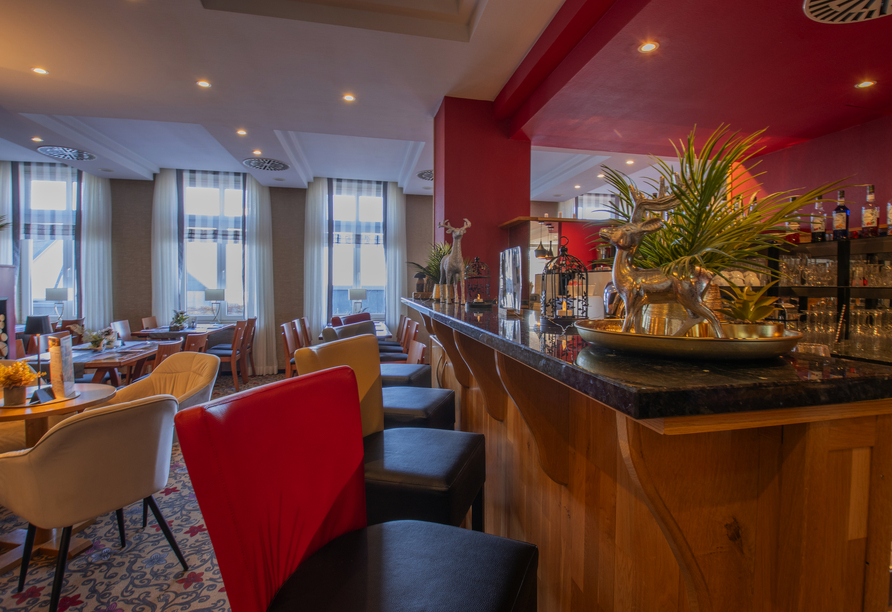 Genießen Sie entspannte Abende an der Hotelbar.