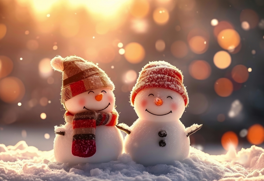 Freuen Sie sich auf besinnliche Weihnachtstage in festlicher Atmosphäre.