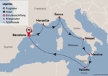 Ihre Reiseroute