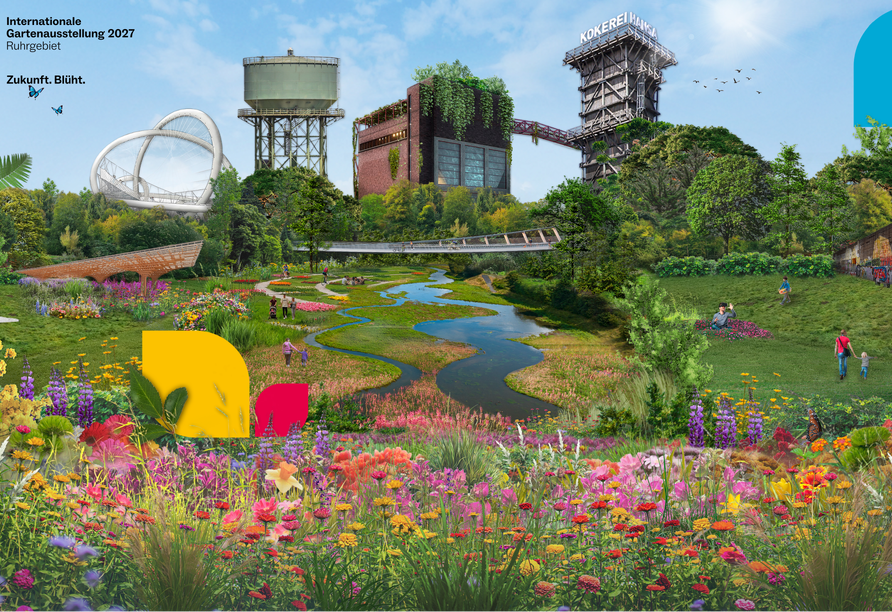 Zwischen dem 14.04. und 17.10.27 haben Sie Gelegenheit, die Internationale Gartenausstellung in Duisburg zu besuchen.