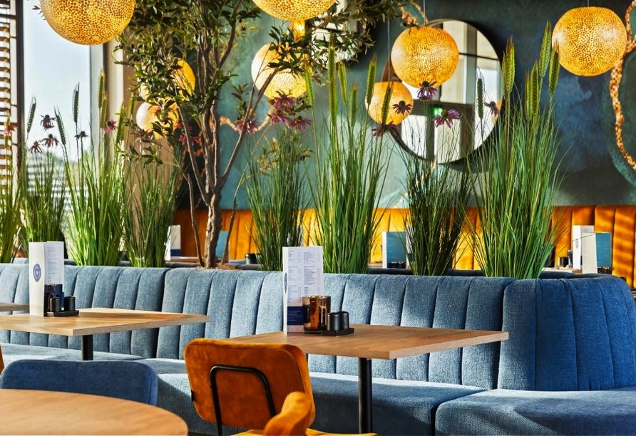 Im hoteleigenen Restaurant werden Sie kulinarisch verwöhnt.