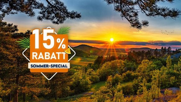 Es erwarten Sie tolle Ausblicke über den Thüringer Wald.