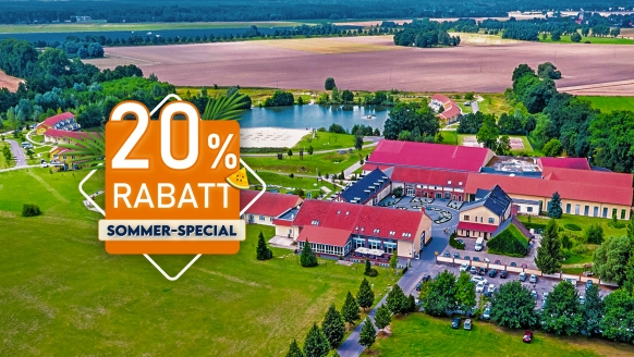 Außenansicht des Sport- & Vital-Resorts Neuer Hennings Hof in Perleberg