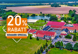 Außenansicht des Sport- & Vital-Resorts Neuer Hennings Hof in Perleberg