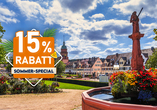 Erlebe Freudenstadt mit seiner markanten Stadtkirche und dem größten Marktplatz Deutschlands.