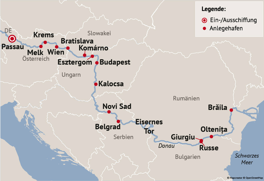 Ihre Reiseroute 2027