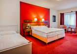 Beispiel vom Dreibettzimmer im Sauerland Alpin Hotel
