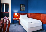 Beispiel eines Einzelzimmers im Sauerland Alpin Hotel