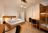Beispiel eines Familienzimmers in WAGNERS Hotel und Restaurant im Frankenwald