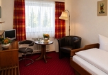 Beispiel eines Einzelzimmers im Hotel An der Sonne
