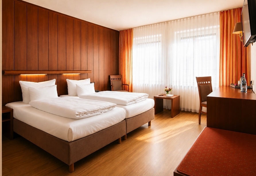 Beispiel eines Doppelzimmers im Best Western Hotel Heide