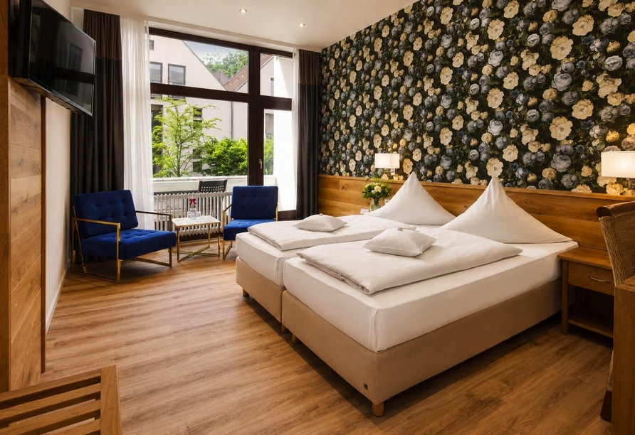 Beispiel eines Doppelzimmers im Hotel Gersfelder Hof