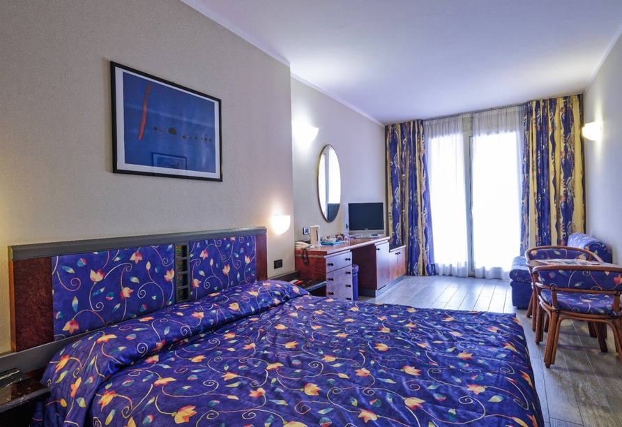 Beispiel eines Doppelzimmers Superior im Hotel Cristina