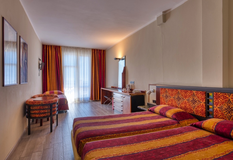 Beispiel eines Doppelzimmers Standard im Hotel Cristina