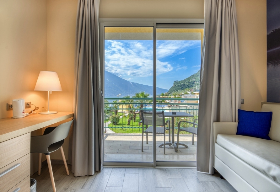 Beispiel eines Doppelzimmers Panorama im Hotel Cristina