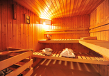 In der Hotelsauna können Sie nach einem ereignisreichen Tag herrlich entspannen.