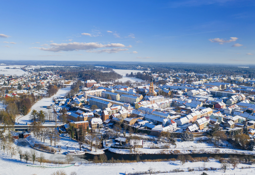 Winterliche Ruhe in der reizvollen Landschaft der Uckermark.