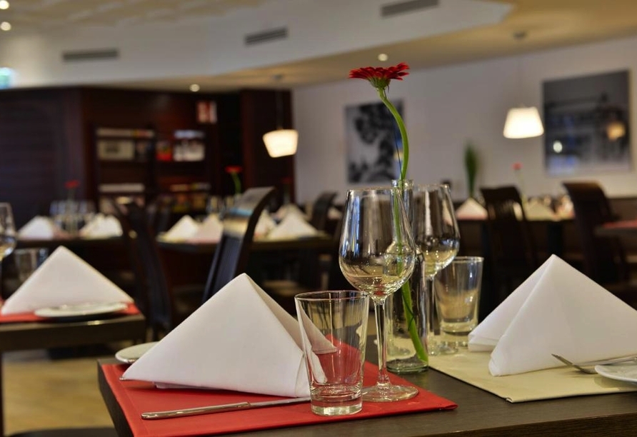 Freuen Sie sich auf genussvolle Stunden im Restaurant.