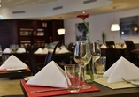 Freuen Sie sich auf genussvolle Stunden im Restaurant.