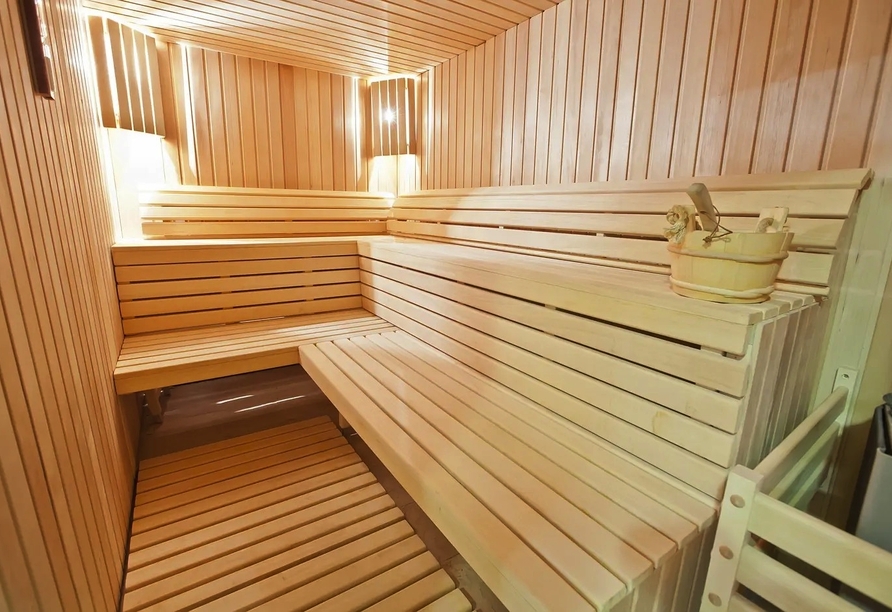 Entspannen Sie in der Sauna des Michel Hotels Wetzlar.