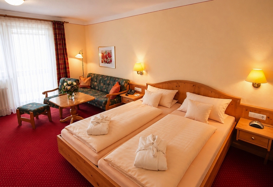 Beispiel für ein Doppelzimmer Komfort